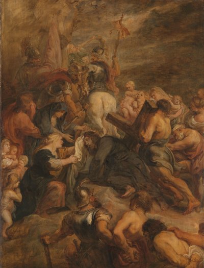 Kristus na cestě na Kalvárii od Peter Paul Rubens (workshop of)