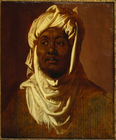 Afričan v turbanu - skica od Peter Paul Rubens