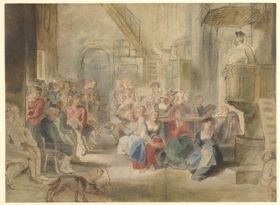 Kázání ve vesnickém kostele od Peter Paul Rubens