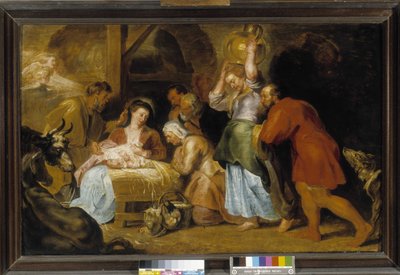 Klanění pastýřů od Peter Paul Rubens
