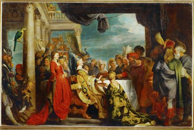Alboin a Rosamunde (malba na plátně) od Peter Paul Rubens
