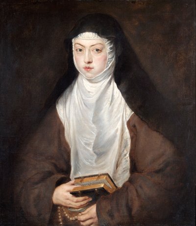 Ana Dorothea, dcera Rudolfa II., život v klášteře Royal Barefoot, Madrid od Peter Paul Rubens