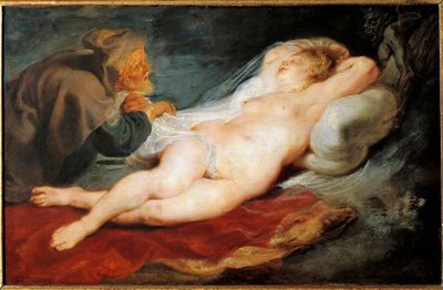 Angelika a poustevník. Od Orlanda Furiosa (malba od Peter Paul Rubens