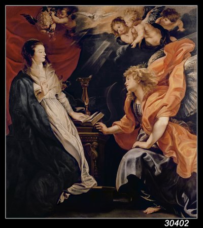 Zvěstování, 1609 od Peter Paul Rubens