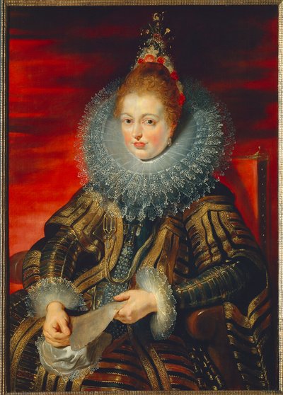 Rakousko, Vídeň, Portrét infantky Isabelly Clary Eugenie Habsburské (1566 - 1633) od Peter Paul Rubens