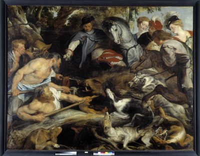 Lov na kance od Peter Paul Rubens