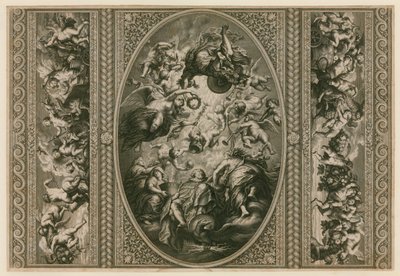 Strop banketního domu ve Whitehallu od Peter Paul Rubens