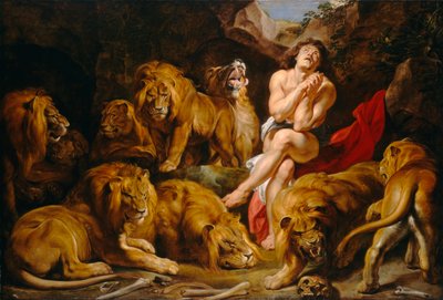 Daniel v jámě lvové od Peter Paul Rubens