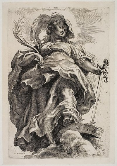 Svatá Kateřina Alexandrijská od Peter Paul Rubens