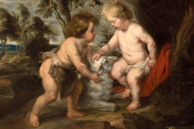 Malý Ježíš s chlapcem Janem od Peter Paul Rubens