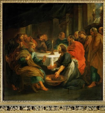 Mytí nohou od Peter Paul Rubens