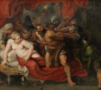 Zajetí Samsona od Peter Paul Rubens