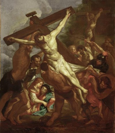 Vztyčení kříže od Peter Paul Rubens