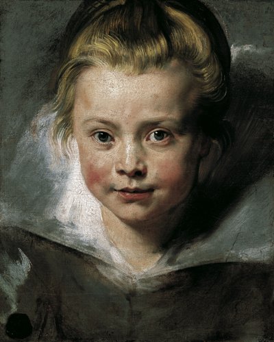 Nizozemsky: Portret van Clara Serena Rubens (1611-1623) Portrét umělcovy dcery Clary Sereny Rubensové od Peter Paul Rubens