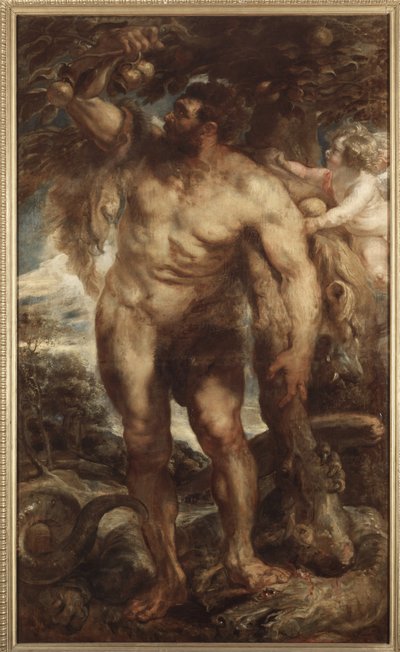 Herkules v zahradě Hesperidek, kolem roku 1638 (olej na plátně) od Peter Paul Rubens
