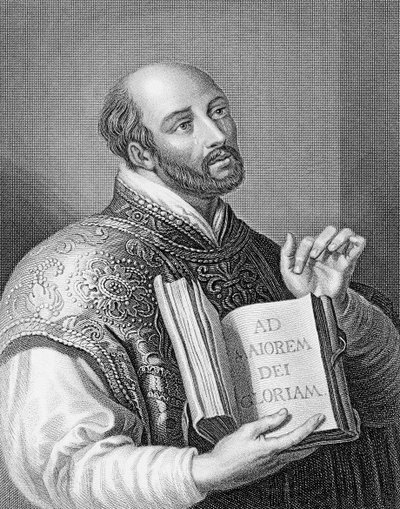 Ignatius Loyola, ryl William Holl mladší, kolem roku 1830 od Peter Paul Rubens