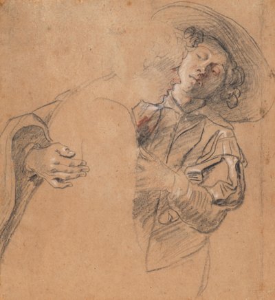 Mladý muž, který objímá mladou ženu od Peter Paul Rubens