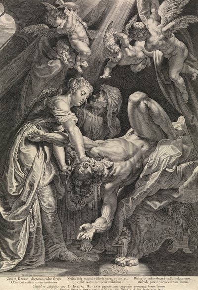Judita a Holofern (rytina) od Peter Paul Rubens
