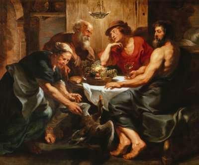 Jupiter a Merkur s Filemonem a Baucisem od Peter Paul Rubens