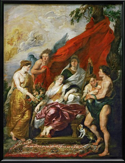 Narození Ludvíka XIII. ve Fontainebleau od Peter Paul Rubens