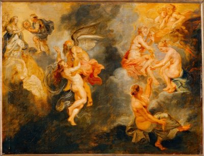 Tři osudy sledující osud Marie Medicis od Peter Paul Rubens