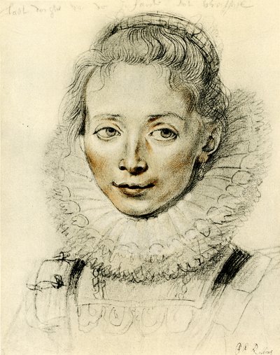Maid of Infanta Isabella v Bruselu od Peter Paul Rubens