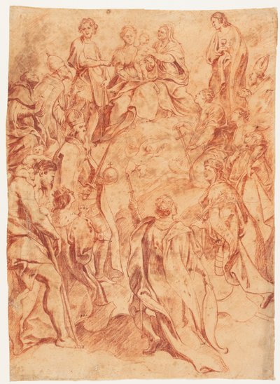 Maria mit dem Kind und Heiligen od Peter Paul Rubens