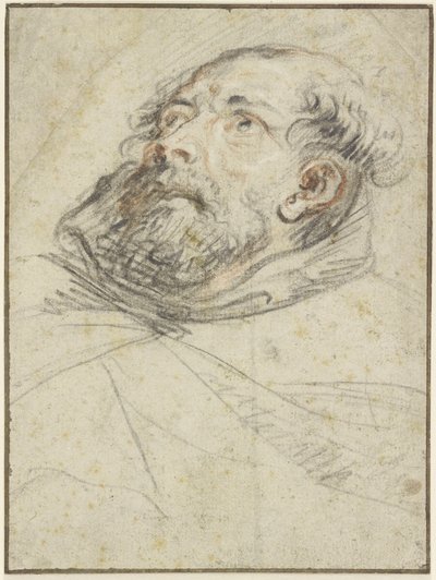 Mnich hledící vzhůru (Exemplum doloris) od Peter Paul Rubens