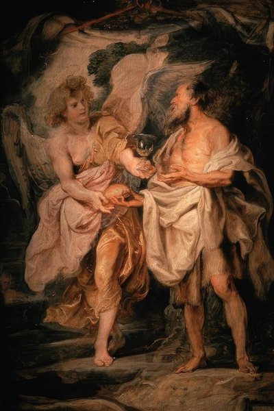 P. P. Rubens, Elias a anděl od Peter Paul Rubens