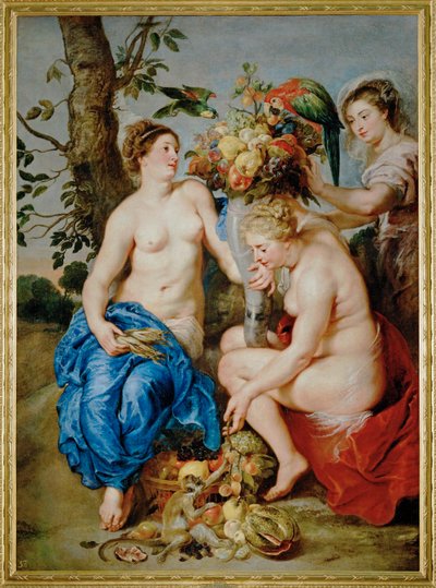 P. P. Rubens a Frans Snyders (malba na plátně) od Peter Paul Rubens