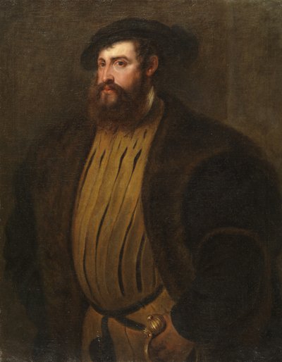 Portrét Hernana Corteze (?) (podle Tiziana) od Peter Paul Rubens