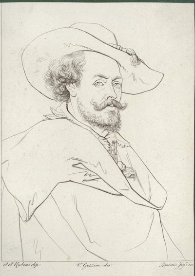 Portrét Petera Paula Rubense od Peter Paul Rubens