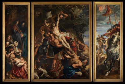 Vzkříšení kříže, kolem 1610-11 (olej na panelu) od Peter Paul Rubens