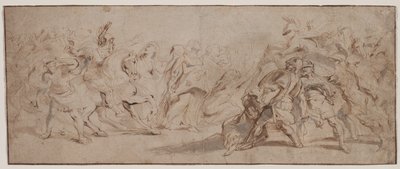 Smíření Římanů a Sabinů (recto) od Peter Paul Rubens