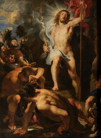 Vzkříšení Krista, c.1611-12 (olej na panelu) od Peter Paul Rubens
