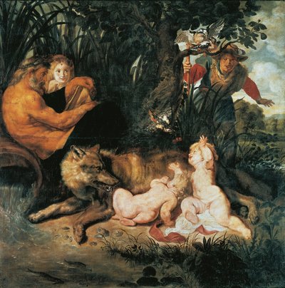 Romulus a Remus (olej na plátně) od Peter Paul Rubens