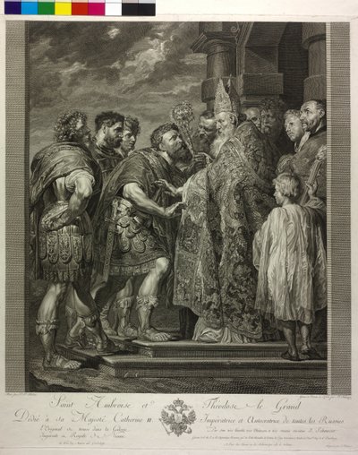 Svatý Ambrož Milánský od Peter Paul Rubens