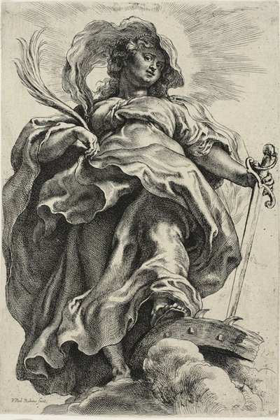 Svatá Kateřina Alexandrijská od Peter Paul Rubens