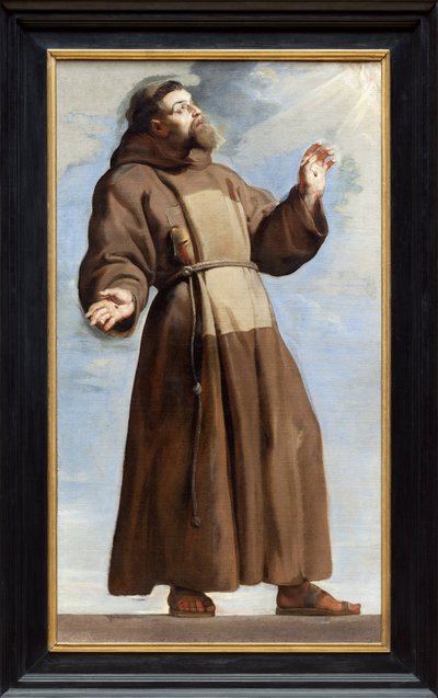 Saint Francois in Estasy (olej na plátně) od Peter Paul Rubens