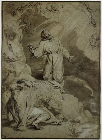 Stigmatizace svatého Františka z Assisi od Peter Paul Rubens