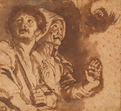 Studie k obrazu „Klanění pastýřů“ od Peter Paul Rubens
