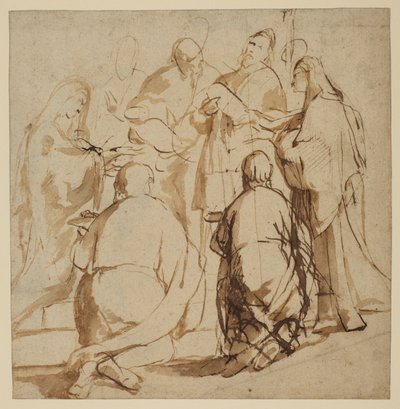Studie k prezentaci v chrámu od Peter Paul Rubens
