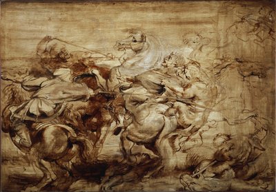 Studie na lov lvů (malba od Peter Paul Rubens