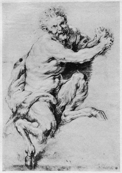 Studie satyra, 1913. od Peter Paul Rubens