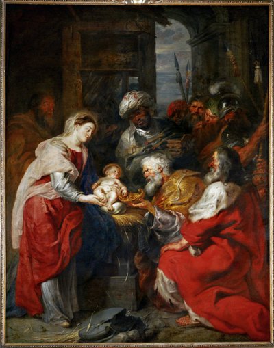 Klanění mudrců (malba na plátně) od Peter Paul Rubens