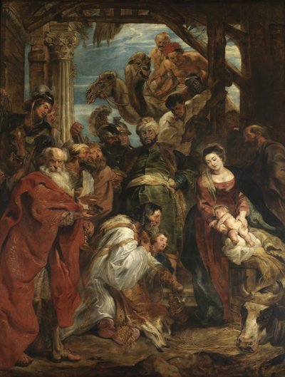 Klanění tří králů od Peter Paul Rubens