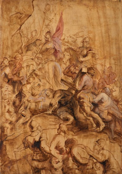 Výstup na Kalvárii. Nesení kříže od Peter Paul Rubens
