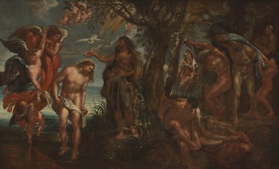 Kristův křest od Peter Paul Rubens