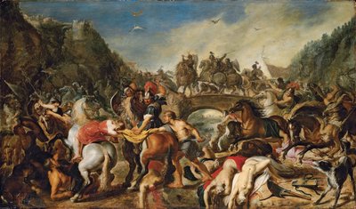 Bitva o Amazonky od Peter Paul Rubens