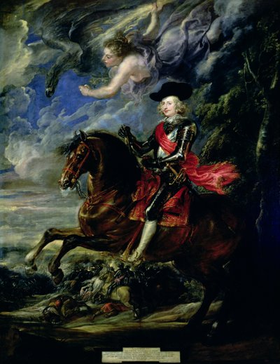 Kardinál Infante Ferdinand v bitvě u Nordlingenu, kolem roku 1634 od Peter Paul Rubens